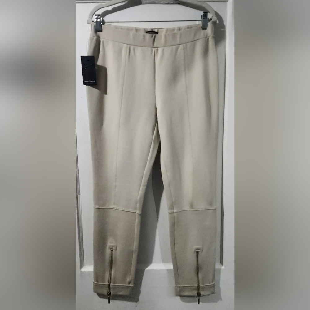 🌷NWT Marciano Beige Skinny Pants with Ankle Zippers🌷size:L